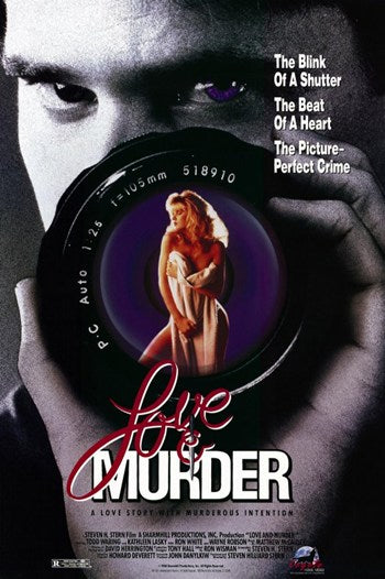 Love and Murder Movie Poster with dramatic imagery