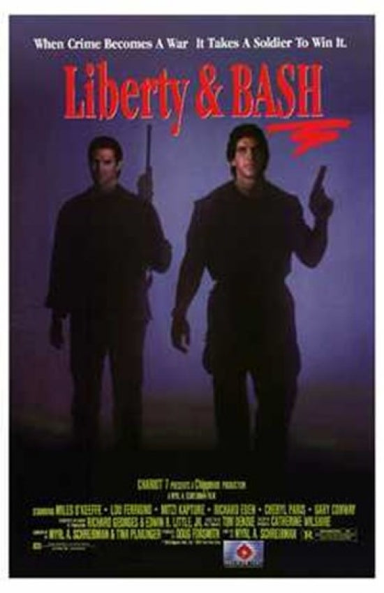 Liberty and Bash Movie Poster Print showcasing vibrant colors and cinematic themes.