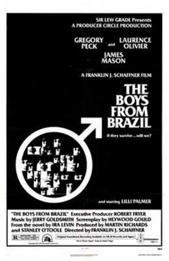 The Boys from Brazil Movie Poster Print showcasing chilling cinematic elements.