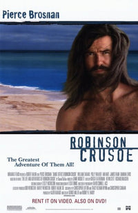 Robinson Crusoe Movie Poster Print showcasing the adventure theme.