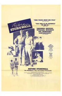 Before Stonewall Movie Poster Print showcasing LGBTQ+ history.