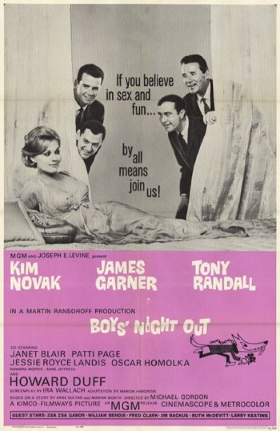 Boys Night Out Movie Poster Print showcasing vibrant colors and design.