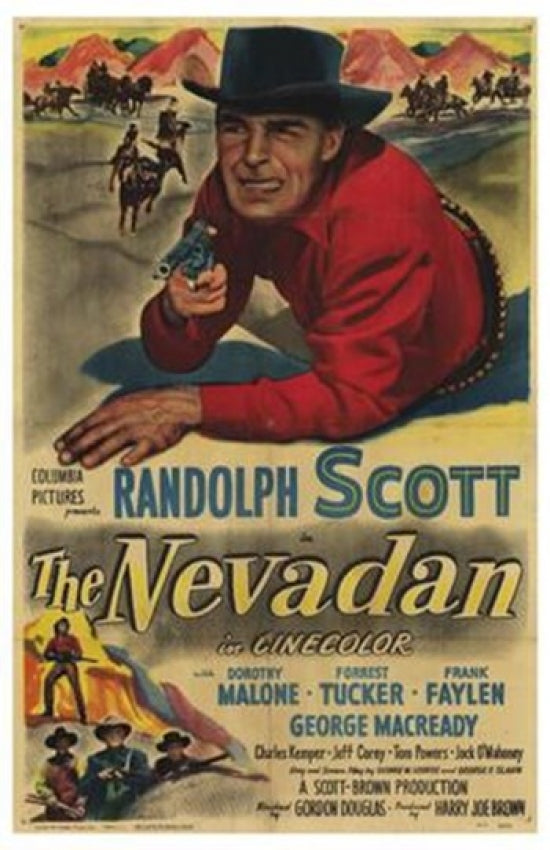 The Nevadan Movie Poster Print showcasing cinematic artwork.