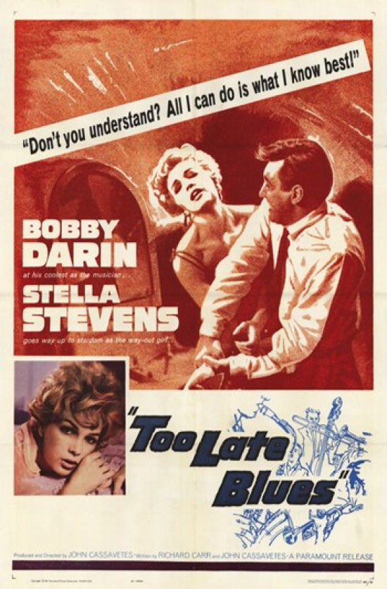 Too Late Blues Movie Poster Print showcasing classic film art