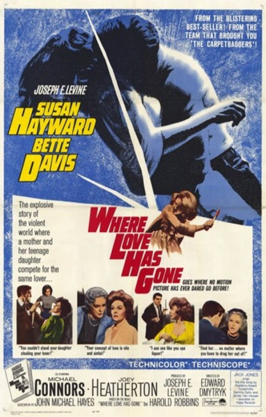 Where Love Has Gone Movie Poster Print showcasing classic film art.