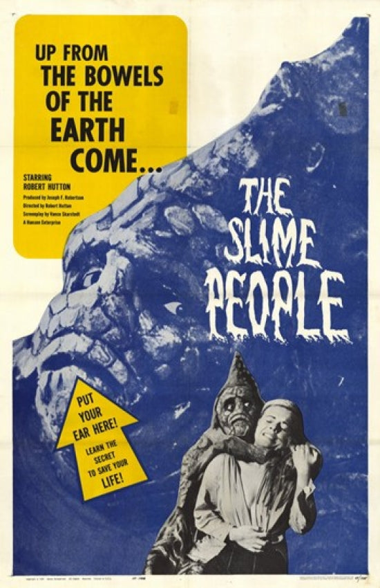 The Slime People Movie Poster Print showcasing unique visuals.