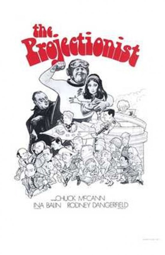 The Projectionist Movie Poster Print - Captivating cinema art.