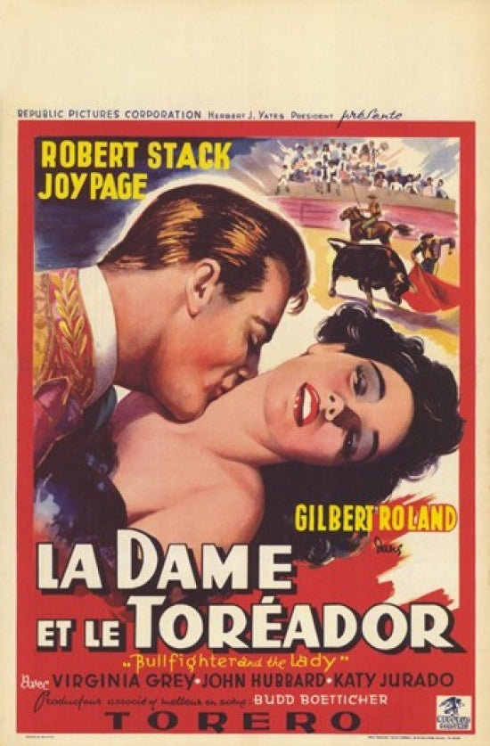 The Bullfighter and the Lady Movie Poster Print showcasing vibrant imagery.