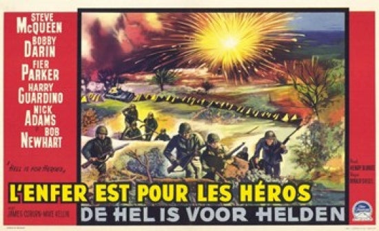 Hell is for Heroes movie poster print in 11x17 size.