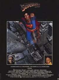Superman The Movie Poster showcasing classic film art