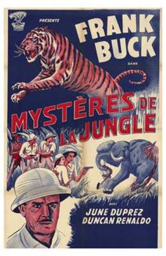 Tiger Fangs Movie Poster showcasing fierce tiger artwork.
