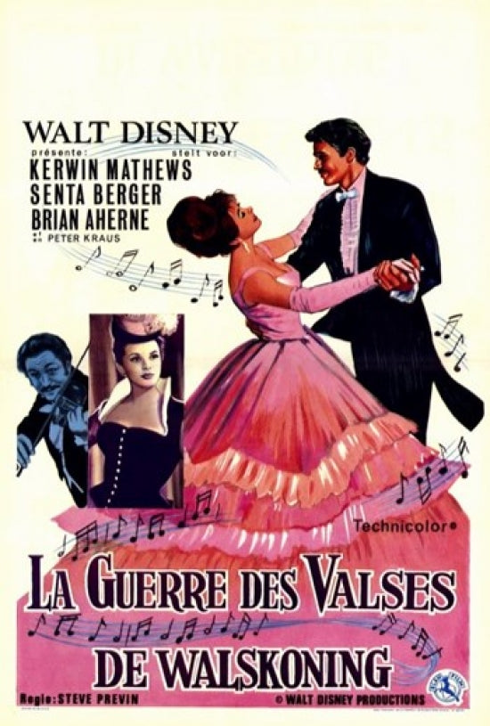 The Waltz King Movie Poster showcasing vintage dance elegance.