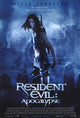 Resident Evil: Apocalypse Movie Poster Print featuring thrilling action scenes.