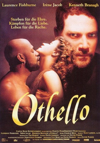 Othello Movie Poster Print showcasing dramatic themes of love and betrayal.