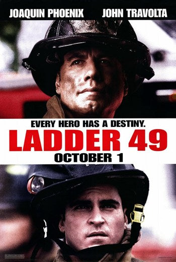 Ladder 49 Movie Poster Print capturing the essence of firefighting.