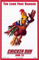 Chicken Run Movie Poster Print featuring animated chickens on a farm adventure.
