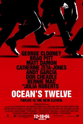 Ocean's Twelve Movie Poster Print showcasing vibrant design and star-studded cast.