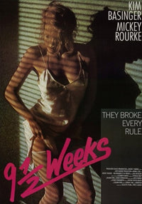 9 1/2 Weeks Movie Poster Print capturing the essence of classic cinema.