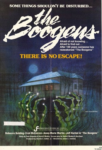 Boogens Movie Poster Print showcasing vibrant colors and cinematic theme.