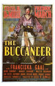 The Buccaneer Movie Poster Print featuring classic movie art.