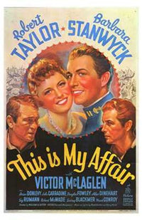 This is My Affair Movie Poster Print showcasing cinematic artwork.