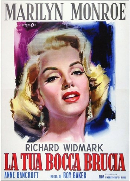 Don't Bother to Knock Movie Poster featuring classic film imagery.