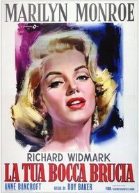 Don't Bother to Knock Movie Poster featuring classic film imagery.