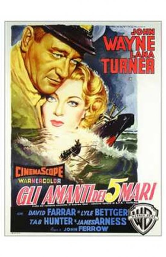 The Sea Chase Movie Poster Print showcasing classic film art