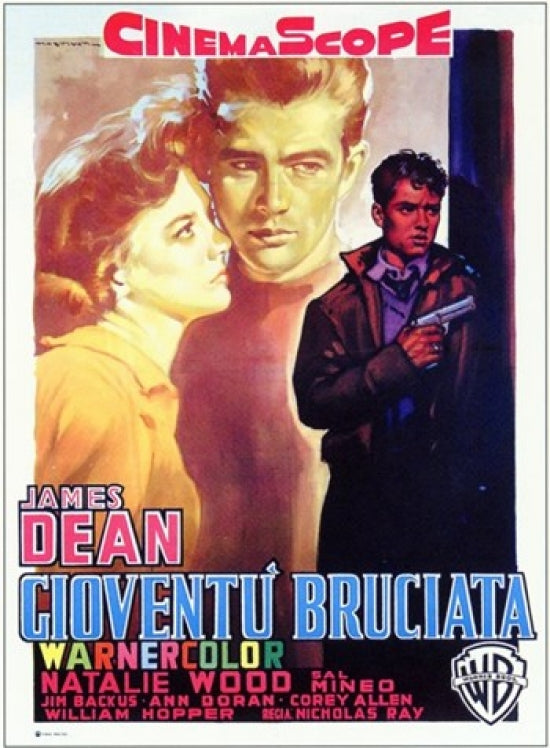 Rebel Without a Cause Movie Poster Print showcasing classic film art.