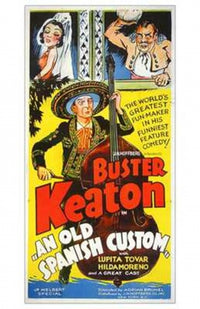 Old Spanish Custom Movie Poster Print showcasing cinematic art
