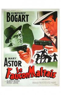 The Maltese Falcon Movie Poster showcasing classic film noir art