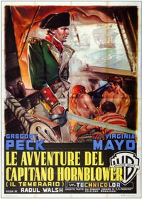 Captain Horatio Hornblower Movie Poster Print featuring bold imagery from the classic film.
