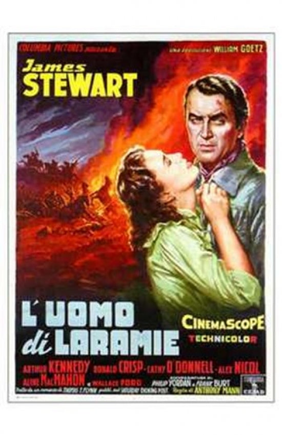 The Man from Laramie Movie Poster showcasing classic Western cinema.
