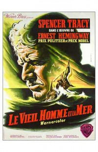 The Old Man and the Sea Movie Poster Print showcasing a classic literary theme.