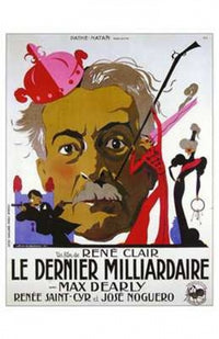 The Last Millionaire Movie Poster Print featuring vibrant colors and dynamic imagery.