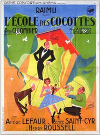 School for Coquettes Movie Poster Print showcasing classic cinema art.