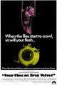Four Flies on Grey Velvet Movie Poster Print showcasing classic film art.