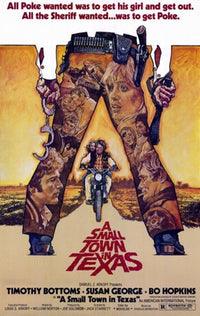 Small Town in Texas Movie Poster Print showcasing rural charm.