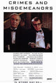 Crimes and Misdemeanors movie poster print, showcasing captivating artwork.