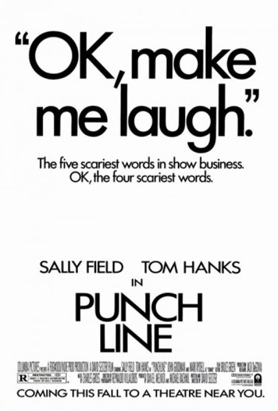 Punchline Movie Poster Print featuring vibrant colors and striking design.