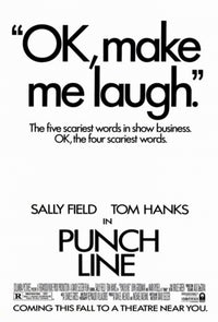 Punchline Movie Poster Print featuring vibrant colors and striking design.