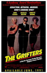 The Grifters Movie Poster Print showcasing vibrant colors and cinematic design.