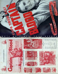 Captain Blood Movie Poster Print showcasing classic film art.