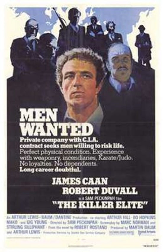 The Killer Elite Movie Poster Print showcasing thrilling action visuals.