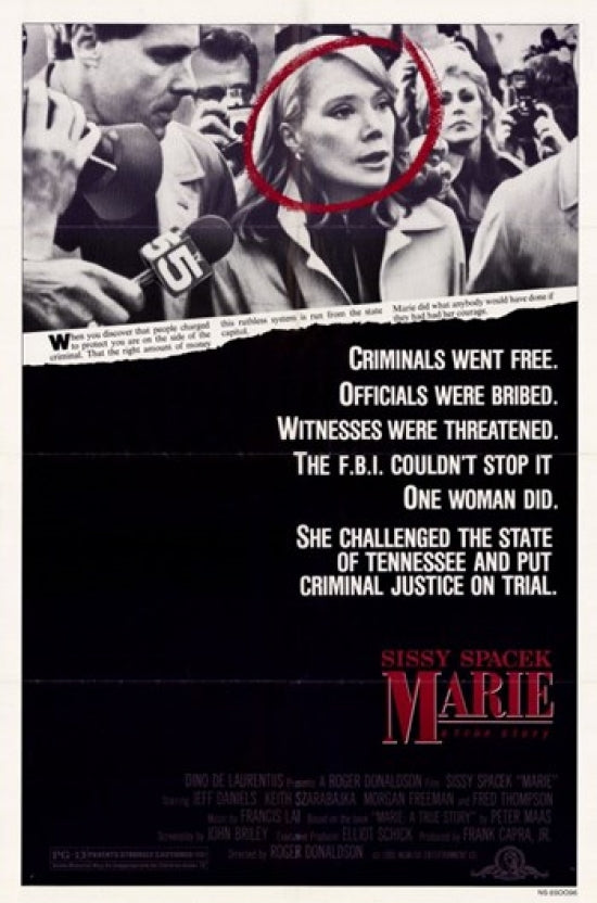 Marie Movie Poster Print showcasing vibrant film artwork.
