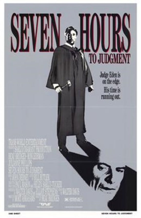 Seven Hours to Judgment movie poster print showcasing suspenseful visuals.