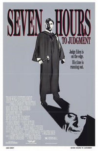Seven Hours to Judgment movie poster print showcasing suspenseful visuals.