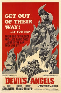 Devil's Angels Movie Poster Print showcasing vibrant colors and iconic film imagery.