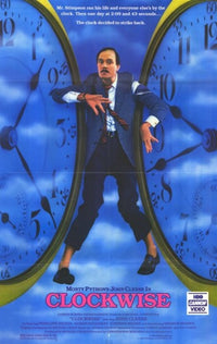 Clockwise Movie Poster Print showcasing classic cinema themes.