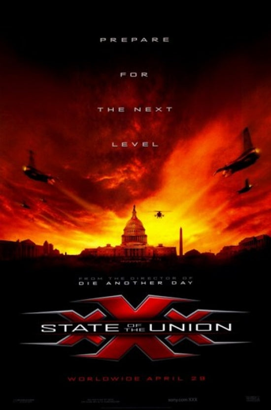 Xxx State of the Union Movie Poster Print showcasing cinematic art.